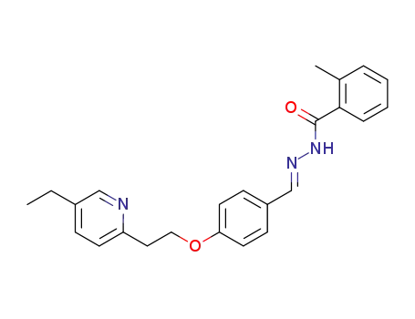 2-Methyl-benzoic acid [1-{4-[2-(5-ethyl-pyridin-2-yl)-ethoxy]-phenyl}-meth-(E)-ylidene]-hydrazide