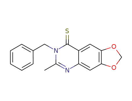 7-benzyl-6-methyl-7<i>H</i>-[1,3]dioxolo[4,5-<i>g</i>]quinazoline-8-thione