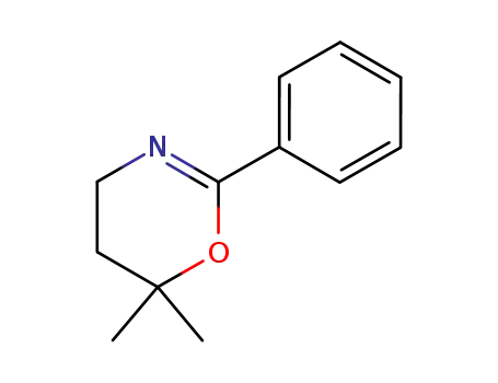 Molecular Structure of 13157-50-1 (4H-1,3-Oxazine, 5,6-dihydro-6,6-dimethyl-2-phenyl-)
