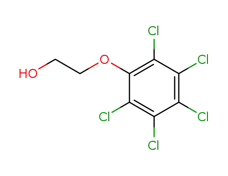 Molecular Structure of 947-76-2 (2-(pentachlorophenoxy)ethanol)