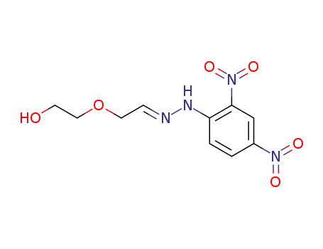 Molecular Structure of 6963-08-2 (2-[(2Z)-2-[(2,4-dinitrophenyl)hydrazinylidene]ethoxy]ethanol)