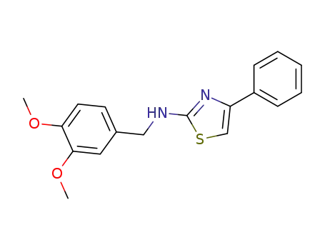 4-Phenyl-2-(veratrylamino)thiazole