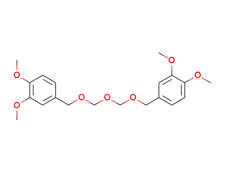 Molecular Structure of 67680-63-1 (Benzene, 1,1'-[oxybis(methyleneoxymethylene)]bis[3,4-dimethoxy-)