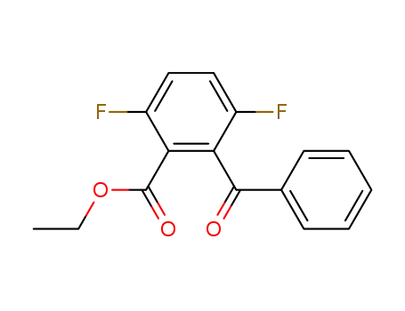 2-Benzoyl-3,6-difluoro-benzoic acid ethyl ester