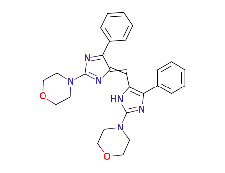 4,4'-(5,5'-diphenyl-1<sup>(3)</sup><i>H</i>,4'<i>H</i>-4,4'-methanylylidene-di-imidazol-2-yl)-bis-morpholine