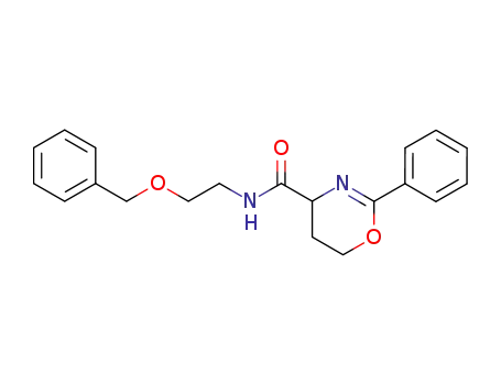 2-phenyl-5,6-dihydro-4<i>H</i>-[1,3]oxazine-4-carboxylic acid 2-benzyloxy-ethylamide