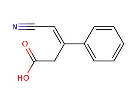 cis-3-Phenyl-4-cyan-buten-3-saeure