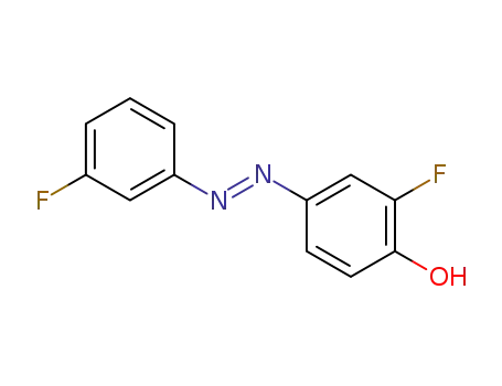 Molecular Structure of 331-69-1 (Phenol, 2-fluoro-4-[(3-fluorophenyl)azo]-)