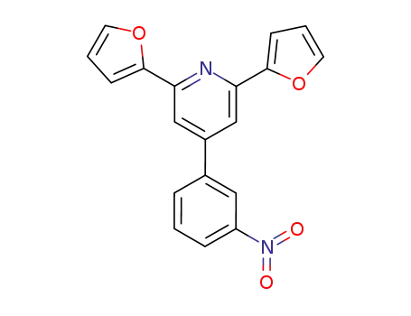 2,6-di-furan-2-yl-4-(3-nitro-phenyl)-pyridine