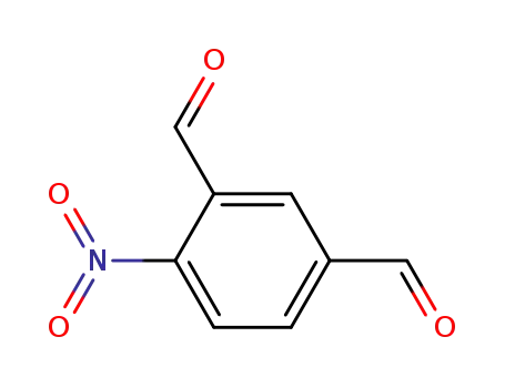 Molecular Structure of 18515-17-8 (1,3-Benzenedicarboxaldehyde, 4-nitro-)