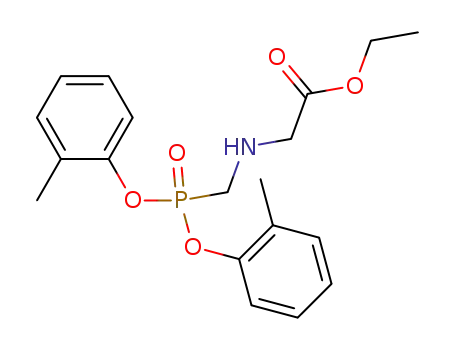 [(Bis-o-tolyloxy-phosphorylmethyl)-amino]-acetic acid ethyl ester