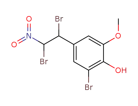 Phenol, 2-bromo-4-(1,2-dibromo-2-nitroethyl)-6-methoxy-
