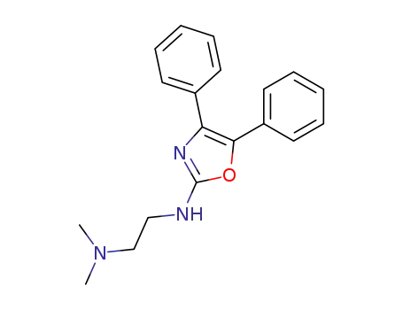 Molecular Structure of 20503-83-7 (2-((2-(Dimethylamino)ethyl)amino)-4,5-diphenyloxazole)