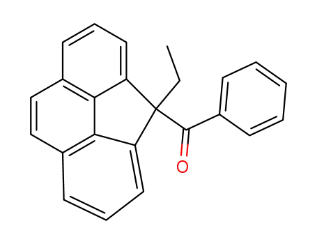 9-Aethyl-9-benzoyl-cyclopenta<d,e,f>phenanthren