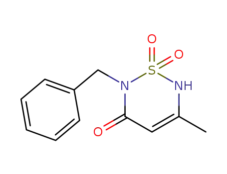 2-benzyl-5-methyl-1,1-dioxo-1,6-dihydro-2<i>H</i>-1λ<sup>6</sup>-[1,2,6]thiadiazin-3-one