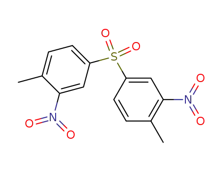 Molecular Structure of 1235-89-8 (Benzene,1,1'-sulfonylbis[4-methyl-3-nitro-)