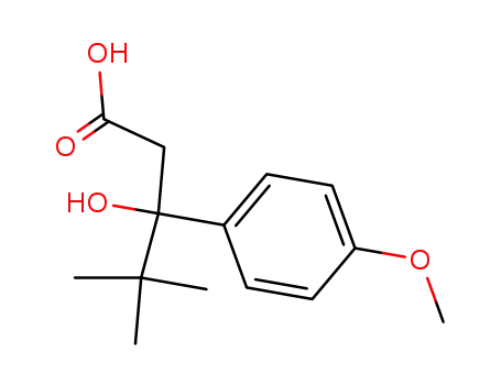 3-Hydroxy-3-(4-methoxy-phenyl)-4,4-dimethyl-pentanoic acid