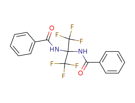 2,2-bis-benzoylamino-1,1,1,3,3,3-hexafluoro-propane