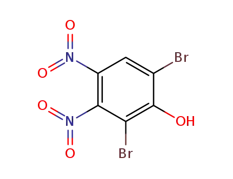 Molecular Structure of 132331-09-0 (2,6-dibromo-3,4-dinitro-phenol)