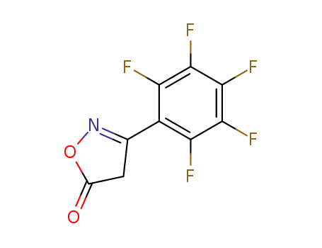 Molecular Structure of 29107-99-1 (3-pentafluorophenyl-2<i>H</i>-isoxazol-5-one)