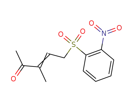 (E)-3-Methyl-5-(2-nitro-benzenesulfonyl)-pent-3-en-2-one