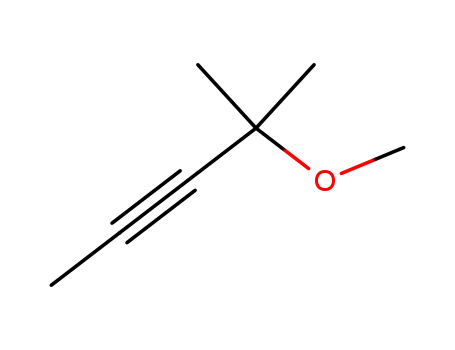 Molecular Structure of 24642-05-5 (2-Pentyne, 4-methoxy-4-methyl-)