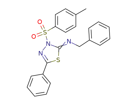 1,3,4-Thiadiazol-2(3H)-imine,
3-[(4-methylphenyl)sulfonyl]-5-phenyl-N-(phenylmethyl)-