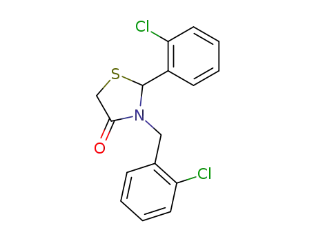 3-(2-chloro-benzyl)-2-(2-chloro-phenyl)-thiazolidin-4-one