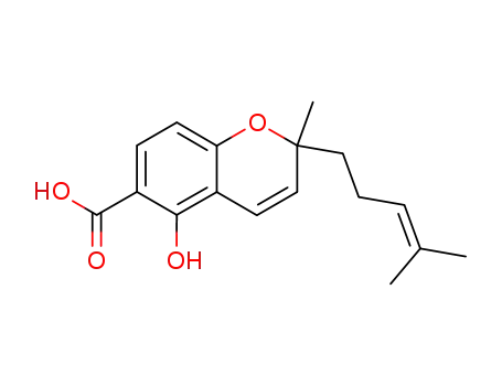 5-hydroxy-2-methyl-2-(4-methylpent-3-enyl)-2H-chromene-6-carboxylic acid
