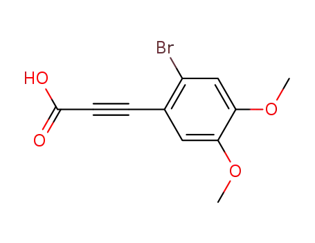 (2-bromo-4,5-dimethoxy-phenyl)-propiolic acid