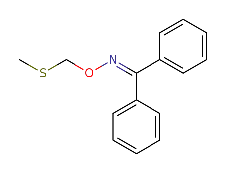 Molecular Structure of 25056-49-9 (Benzophenone O-[(methylthio)methyl]oxime)