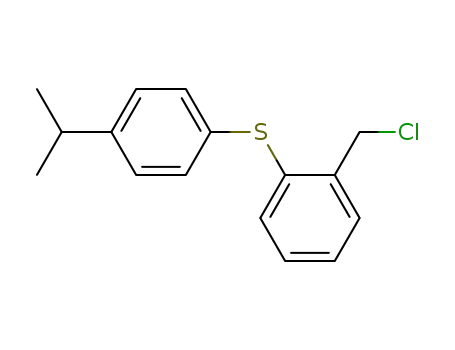Benzene, 1-(chloromethyl)-2-[[4-(1-methylethyl)phenyl]thio]-