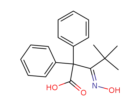 3-hydroxyimino-4,4-dimethyl-2,2-diphenyl-valeric acid
