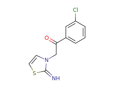1-(3-chloro-phenyl)-2-(2-imino-thiazol-3-yl)-ethanone