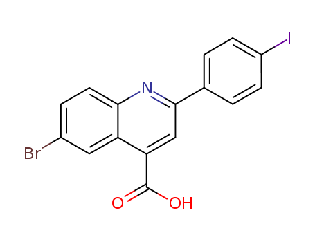 6-Bromo-2-(4-iodo-phenyl)-quinoline-4-carboxylicacid