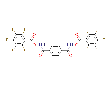 N,N'-Bis-pentafluorobenzoyloxy-terephthalamide