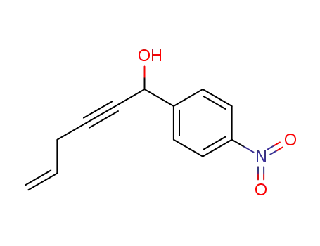 6-(4-Nitro-phenyl)-hexen-<sup>(1)</sup>-in-<sup>(4)</sup>-ol-<sup>(6)</sup>