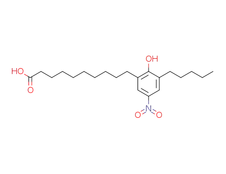 2-(ω-Carboxynonyl)-6-pentyl-4-nitrophenol