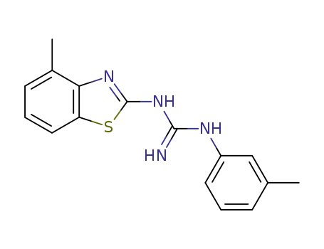 3-((2-Oxo-2-(1-piperidinyl)ethyl)thio)-5,6-diphenyl-1,2,4-triazine