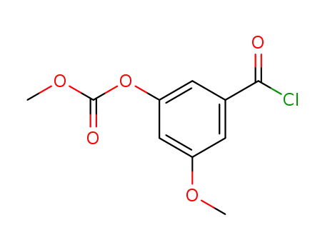 3-methoxy-5-methoxycarbonyloxy-benzoyl chloride