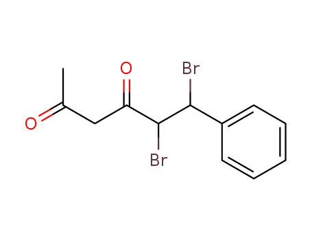 5,6-dibromo-6-phenyl-hexane-2,4-dione