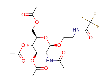 2-(trifluoroacetylamino)ethyl 2-acetylamino-3,4,6-tri-O-acetyl-2-deoxy-β-D-glucopyranoside