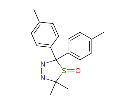 2,2-dimethyl-5,5-di-<i>p</i>-tolyl-2,5-dihydro-[1,3,4]thiadiazole 1-oxide