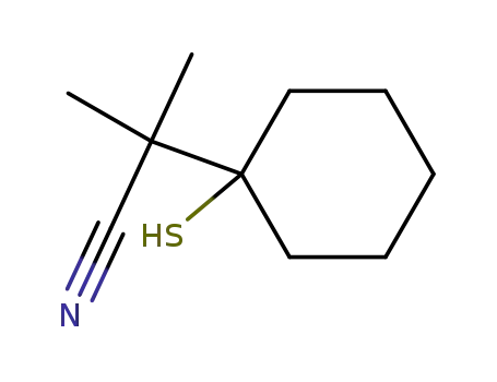 2-(1-Mercapto-cyclohexyl)-2-methyl-propionitrile