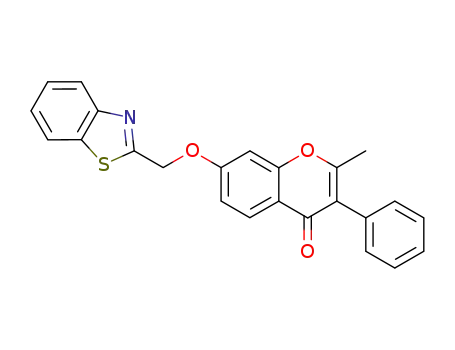 7-benzothiazol-2-ylmethoxy-2-methyl-3-phenyl-chromen-4-one