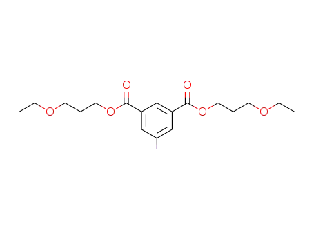 5-Jod-isophthalsaeure-bis-<3-aethoxy-propylester>