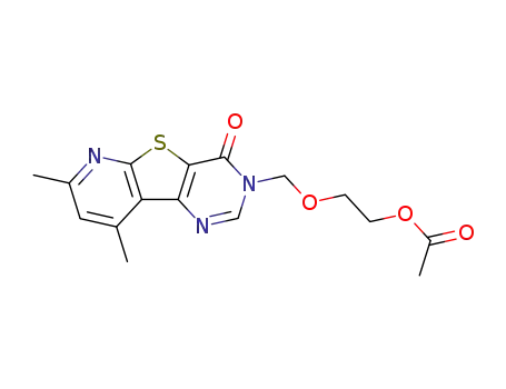 3-[(2-acetoxyethoxy)methyl]-7,9-dimethylpyrido[3',2':4,5]thieno[3,2-d]pyrimidin-4-one