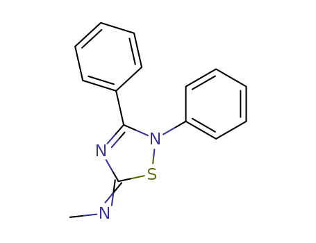 N-(2,3-디페닐-1,2,4-티아디아졸-5(2H)-일리덴)메타나민 하이드로브로마이드