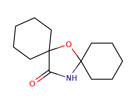 Molecular Structure of 7527-61-9 (7-Oxa-14-azadispiro[5.1.5.2]pentadecan-15-one)