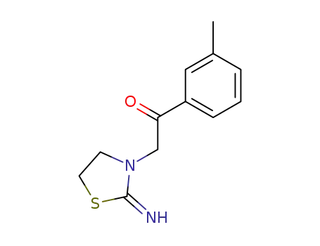 2-(2-Imino-1,3-thiazolidin-3-yl)-1-(3-methylphenyl)ethan-1-one